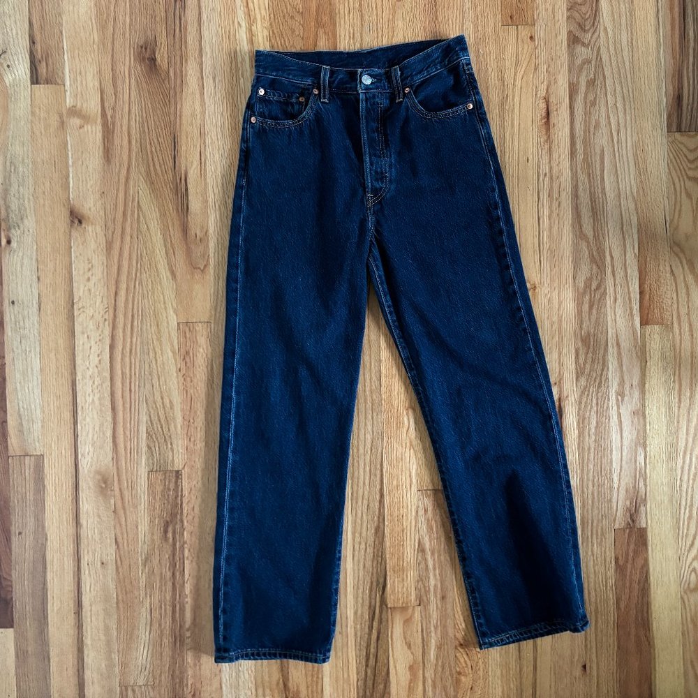 Levi's Dark Blue Straight Leg Jeans